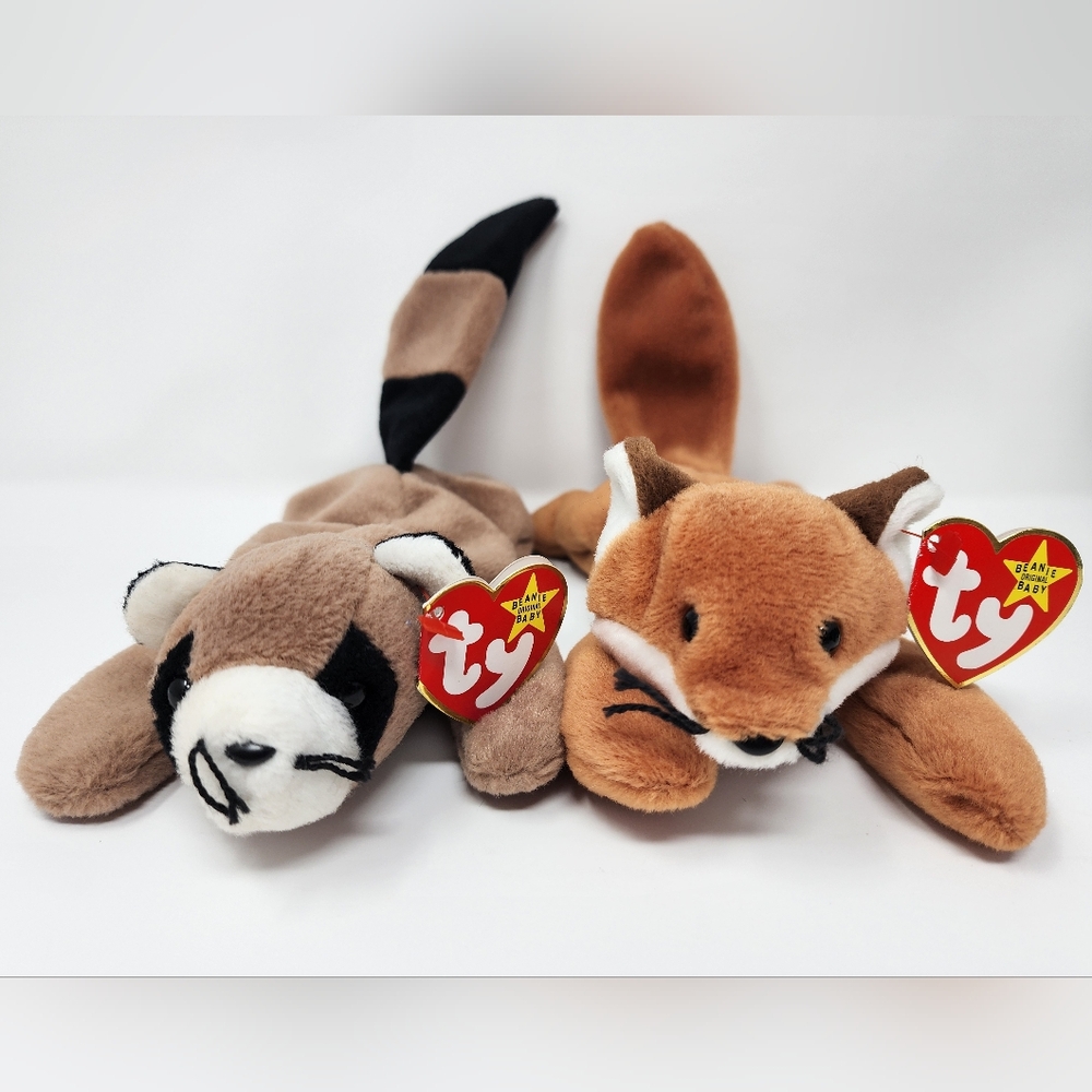 Ty Original Beanie Baby Ringo And Sly